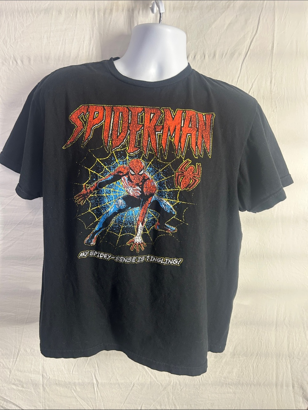Marvel Spider-Man Graphic Tee - Black Red Blue